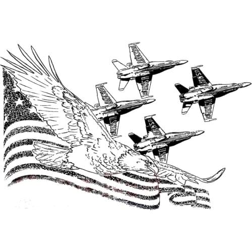 Aircraft Transparent Clear Stamps for D Clear Stamp Or stamp for DIY Scrapbooking Kids Fun Decoration Supplies A2046