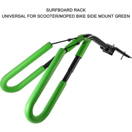 Surfboard Rack Surfboard Holder Shortboard & Longboard Rack Universal for Scooter/Moped Bike Side Mount Wakeboard Carrier