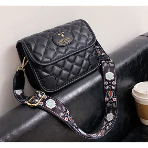 PU Leather Shoulder Bag for Women Luxury 2021 Simple Broadband Crossbody Bag Female Fashion Brand Design Shopping Handbag