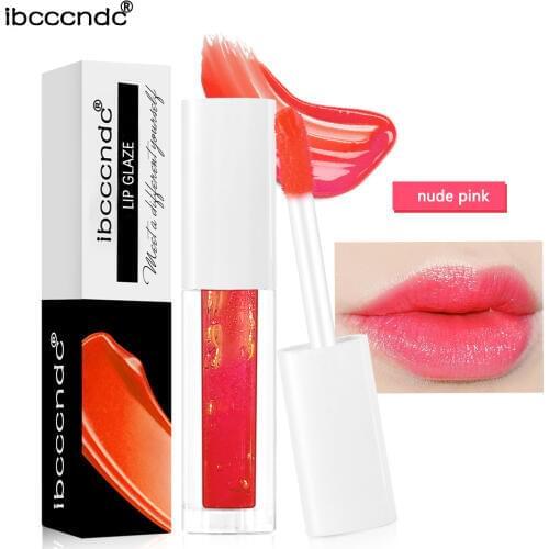7 Colors Natural Fruit Dye Liquid Lipstick Waterproof Long Lasting Moisturizing Lip Gloss Glaze Pigment Women Fashion Lip Makeup