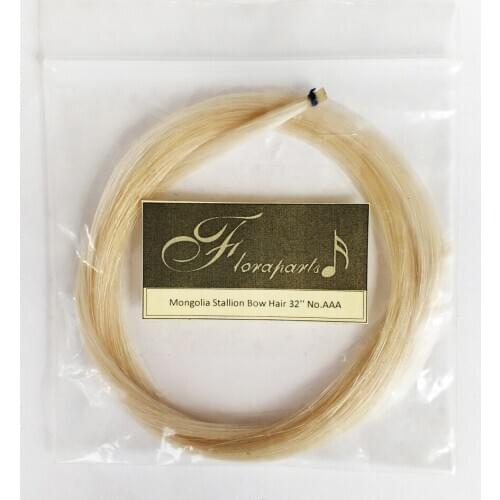 10 Packs AAA Mongolia Stallion Bow Hair 32'' 82cm 6g for One Violin Bow Making 0.17MM Thickness