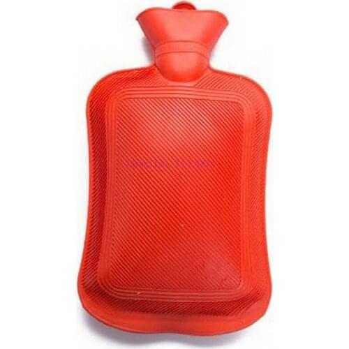 200pcs Thick Hot Water Bottles Portable Rubber Winter Warm Hot Water Bag Hand Warmer Girls Pocket Hand Feet Warm Water Bottle