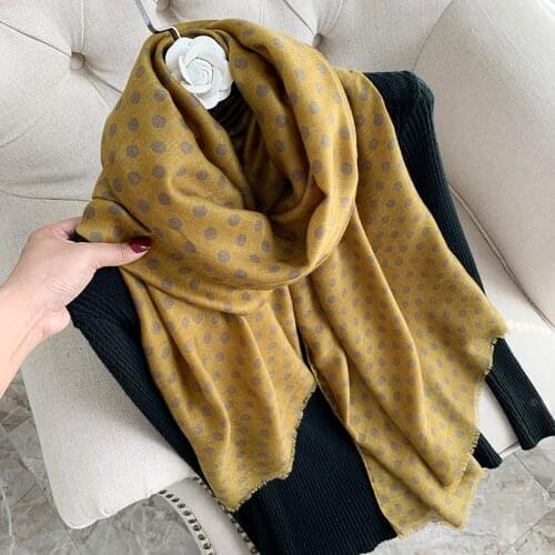 2021 Brand Autumn and Winter Womens Beach Shawl Wool 15% Scarf Ladies Fashion Scarf Headscarf Pashmina Headscarf Silencer