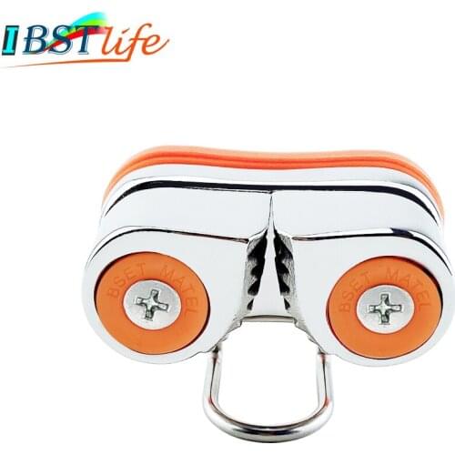 316 Stainless Steel 2 Row Matic Ball Bearing Cam Cleat leading Ring Pilates Equipment Boat Fast Entry Rope Wire Fairlead Sailing