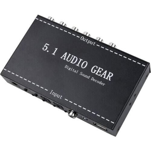 Retail 5.1 o Gear 2 in 1 5.1 Channel AC3/DTS 3.5mm o Gear Digital Surround Sound Decoder Stereo (L/R) Signals Decoder HD