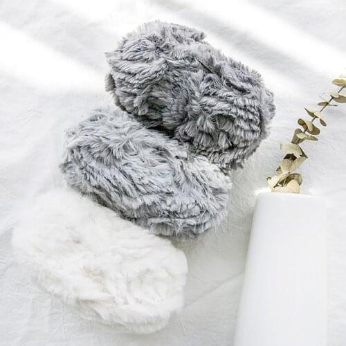 50g DIY Hand Knitting Fur Yarn Warm Craft Handmade Baby Soft Fluffy Woven Sweater Scarf Hat Thread Imitation Mink Feather Yarns