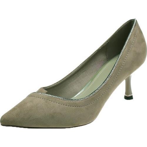 Net Red High Heels Female 2019 Tide Shoes New The Wild Black Sexy Shallow Pointed Womens Single Shoes