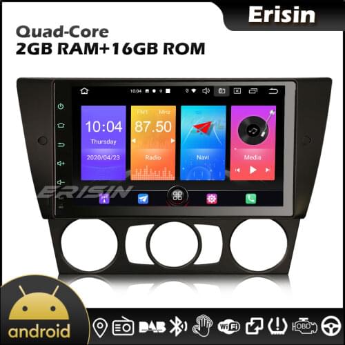 Erisin 2730 9" Android 10.0 Car Stereo GPS 4G TPMS DAB CarPlay for E90 Autoradio Saloon E91 Touring E92 Coupe E93 M3 BMW