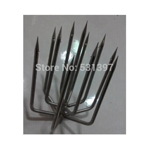 Hot sale 11 Tines stainless steel fishing gaff