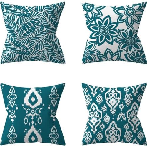 HOT SALE Symmetric Kaleidoscope Cushion Cover Throw Pillow Case for Home Chair Sofa Decoration Square Pillowcases