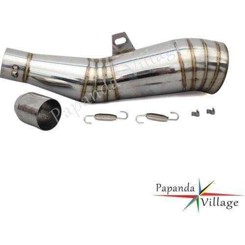 Papanda Chrome 38-51mm Exhaust Muffler Pipe DB Killer Silencer Slip On for Scooter Racing Motorcycle Street Bike
