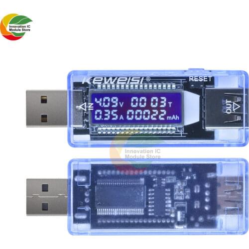 USB charger doctor mobile power tester four in one USB tester voltage current wattmeter timer mobile power battery monitor