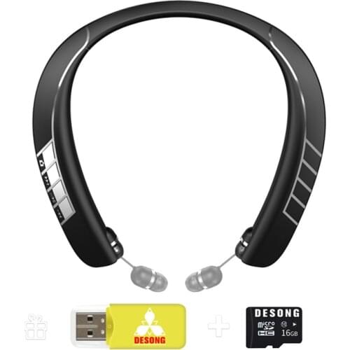 New Bluetooth Earphones long Standby Bluetooth 5.1 Neck Hanging Wireless Sports Earphones High-capacity