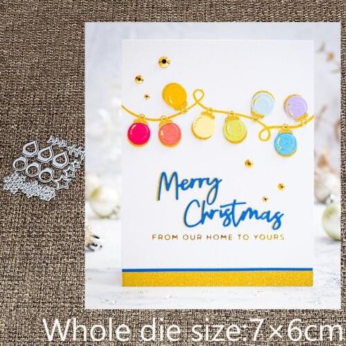 New Design Craft Metal stencil mold Cutting Dies bells snowflake decoration scrapbook die cuts Album Paper Card Craft Embossing