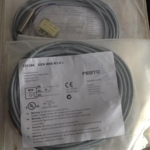 New Festo Sensor Proximity Switch SIEN-M8B-NS-K-L 150384