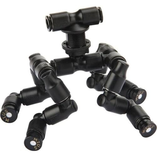 MIUS Reptiles Fogger Mist Sprinkler Rainforest Tank 360 Adjustable Aquarium Aquatic Pet Cooling System,B-ABUX