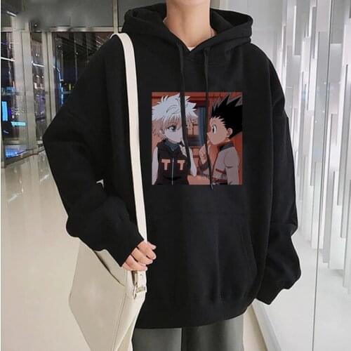 Japan Anime Hunter X Hunter Killua Zoldyck Print Hoodie Sweatshirts For Men Women Harajuku Korean Oversized Girls Sweet Hoodies