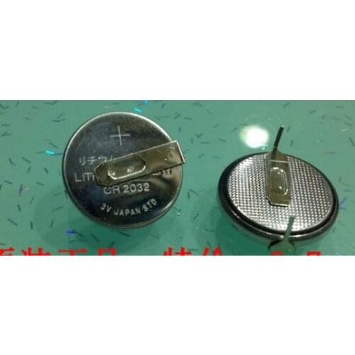 50PCS Japan Button Battery CR232 3V H with Soldered Feet Computer Motherboard Lithium Battery