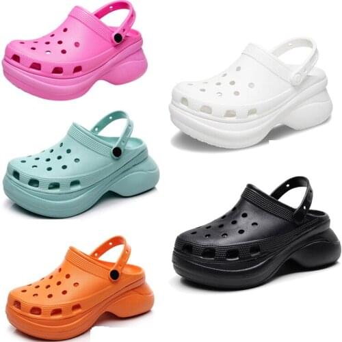 Summer Sandals For Women 2021 New Arrivals Clogs Breathable DIY Accessories Luxury Brand High Heels 6cm Non-Slip Ladies Shoes