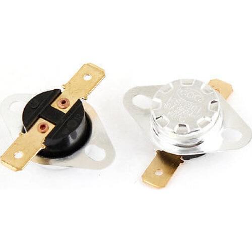 2pcs 60C 140F NC Normal Close Thermostat Temperature Thermal Switch KSD301