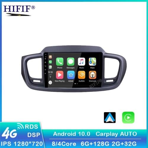For Kia Sorento 3 2014 - 2017 Car Radio Multimedia Video Player Navigation stereo GPS Android 10 No 2din 2 din dvd