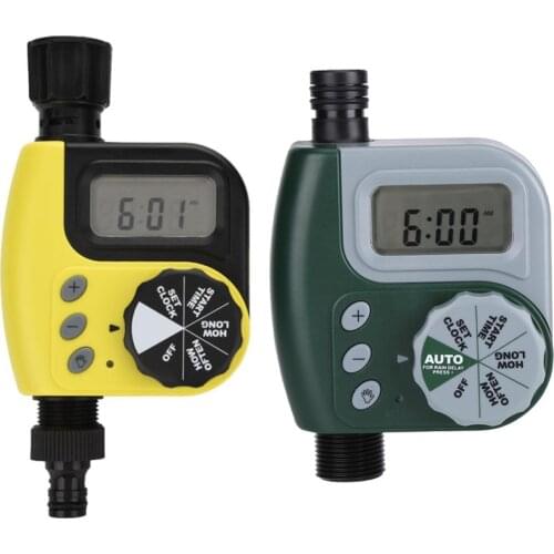 Automatic Garden Watering Hose Timer Single Valve Digital Water Faucet Hose LCD Display Watering Irrigation System Controller