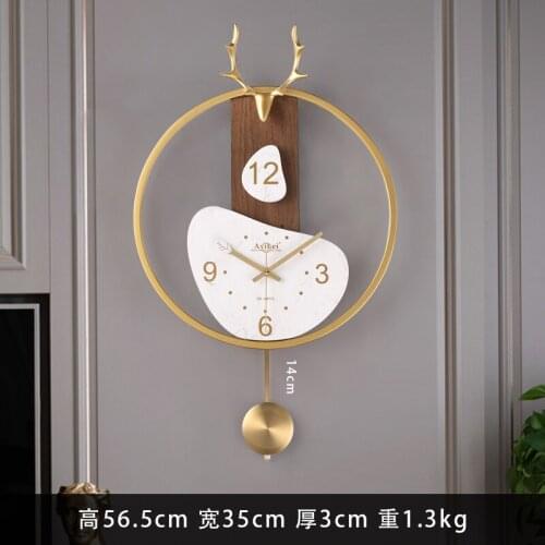 Large Metal Luxury Silent Wall Clock Modern Design Classic Creative Big Wall Clock 3d Nordic Reloj De Pared Room Decor BK50BG