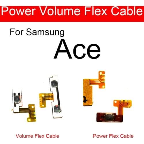 Power & Volume Flex Cable For Samsung Galaxy Ace Cooper La Fleur Hugo Boss GT-S5830 S5830 Side Key Switch Button Flex Cable