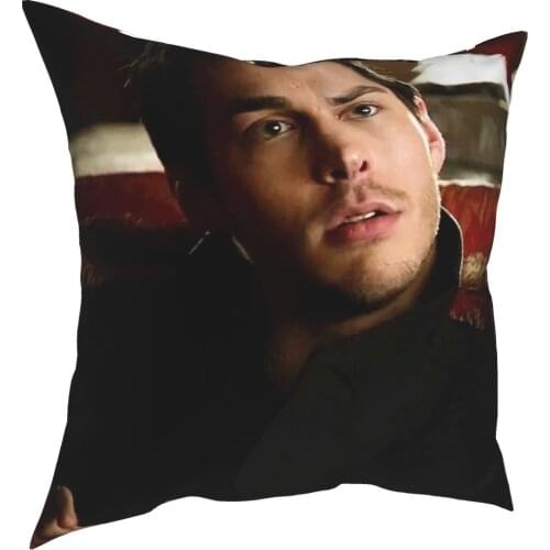 Kai Parker The Vampire Diaries TV Show Pillow Case Decoration Cushion Cover Throw Pillow for Home Double-sided Printing