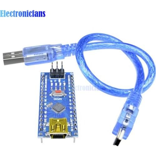 CH340 Nano V3.0 ATMEGA328P-MU ATMEGA328 Microcontroller Development Board Module Micro Interface USB Adapter with Cable