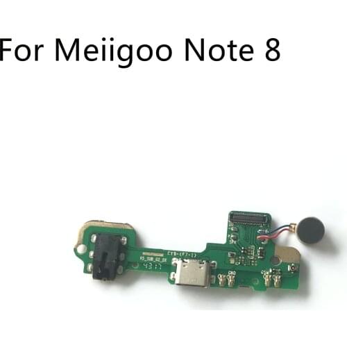 Meiigoo Note 8 Used USB Plug Charge Board + Vibration Motor For Meiigoo Note 8 MTK6750T 5.99 inch 2160x1080 Smartphone