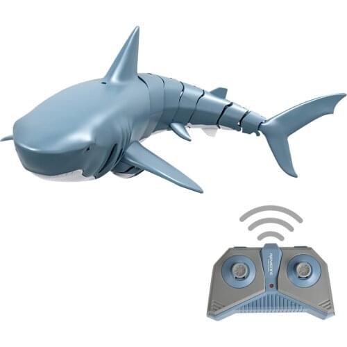 Mini RC Shark Boat Remote Control Boat Toy Swim Toy Underwater RC Boat Electric Racing Boat Spoof Toy Pool Gift For Kids