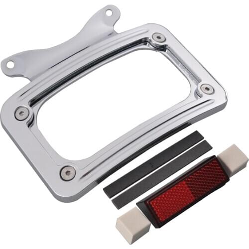 Motorcycle License Bracket Rear License Plate Frame Mount Holder For Harley Touring Street Glide Road Glide FLHX FLHXS FLHXSE