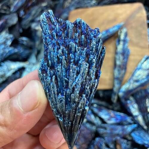 45g Natural quartz crystal black tourmaline electroplated mineral specimen healing the original ore