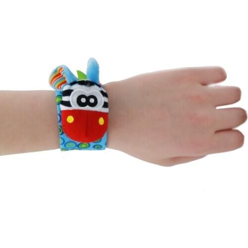 Infant Baby Kids Socks rattle toys Wrist Rattle and Foot Socks 0-24 Months L0263