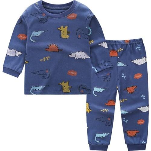 2021 New Children Underwear Cotton Set For Boys And Girls Baby Long Johns Home Wear Fashion Home Wear Kids Fashion