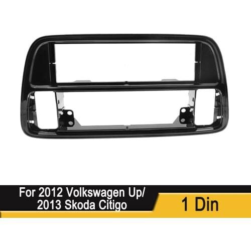 Single DIN Car Radio Fascia For 2012 Volkswagen Up/ 2013 Skoda Citigo Stereo Panel Dash Trim Kit Installation Frame Bezel