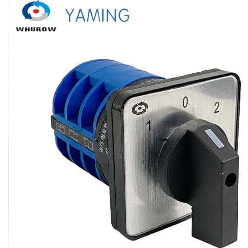 Free shipping 1pcs Rotary switch 3 position 660V 32A 3 phases electrical changeover cam switch YMW26-32/3