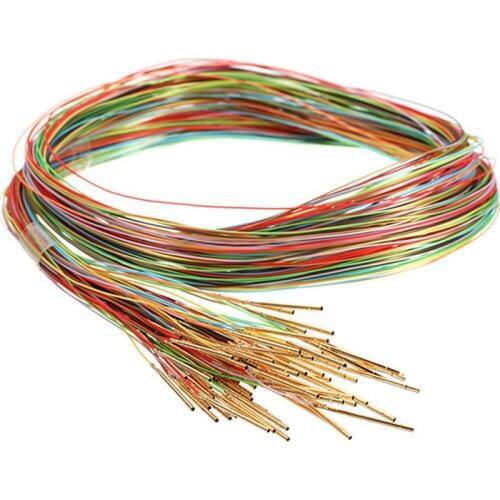 200Pcs R50-2W7 3A Length 17.5mm Spring Test Probe Receptacle Pre-wired Tool