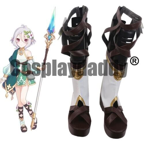 Princess Connect! Re:Dive Gourmet Food Palace Seven Crowns Kokoro Kokkoro Natsume Game Cosplay Shoes Boots S008