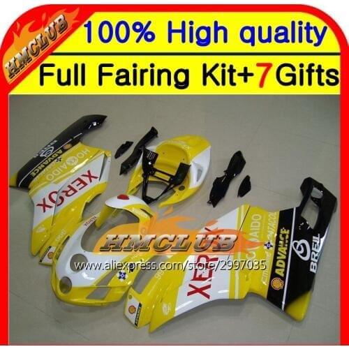 Body ! XEROX yellow For DUCATI 749-999 03-04 749S 999S 749R 749 999 6HM33 999R 749 2004 2003-2004 03 04 2003 yellow NEW Fairing