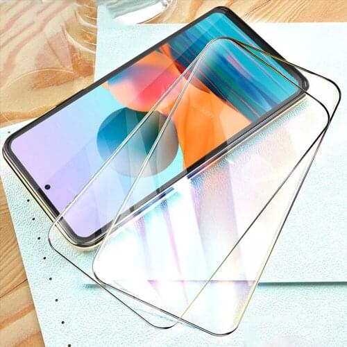 2pcs protective glass For Xiaomi Redmi Note 10 Pro screen tempered glass for xiaomi redmi note 10pro max 10 s full cover films