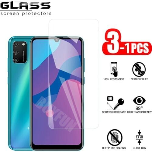 1-3pcs Premium screen protective glass for Huawei huawe y6p2020 screen protector film for honer honor 9a Transparent Safety Glas
