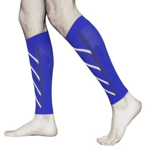 1 Pair Calf Support Graduated Compression Leg Sleeve Socks Outdoor Exercise Sports Safety AUG889