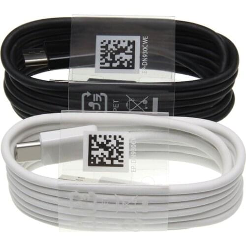 10pcs 1.2m USB Type C Cable For Samsung S8 S9 Xiaomi Fast Charging Wire Cord USB-C Mobile Phone Charger Cables Type-C Data Line