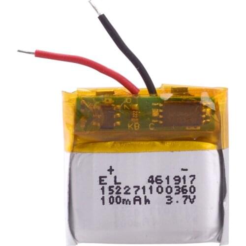 3.7V 100mAh Li Polymer Battery Li po 461917 For mp3/mp4 pen watch speaker headphones GPS Sat Nav driving recorder bluetooth