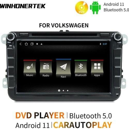 WINHONGTEK Android11 CarPlay DSP Car Multimedia Player Radio auto GPS For Volkswagen VW Passat B6 Touran GOLF POLO 2 din DVD