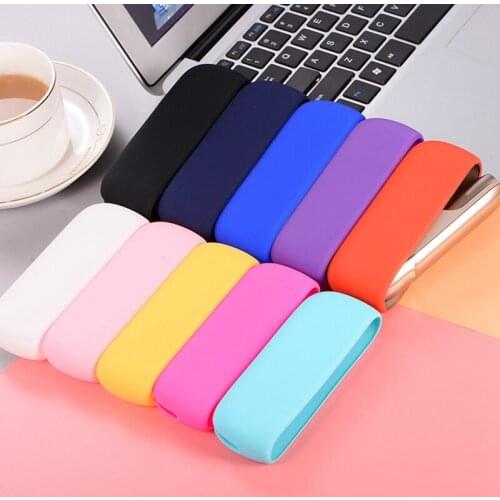 10 Colors Case For IQOS 3.0 Soft Silicone Cover Case For IQOS 3 Carrying Protective Cigarette Accessories