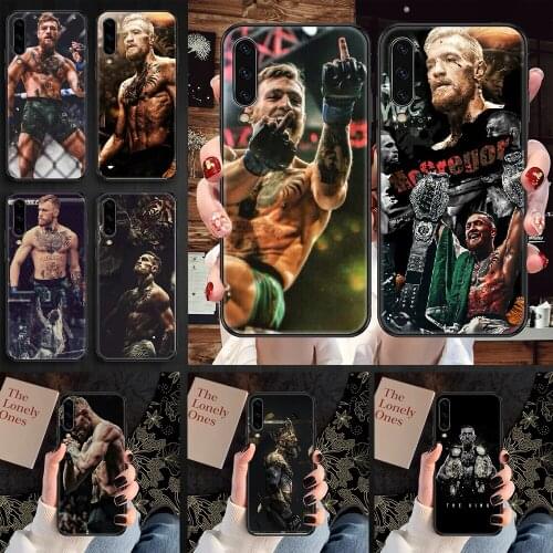 Boxing Conor McGregor Phone case For Samsung Galaxy A 3 5 7 8 10 20 21 30 40 50 51 70 71 E S 2016 2018 4G black fashion prime