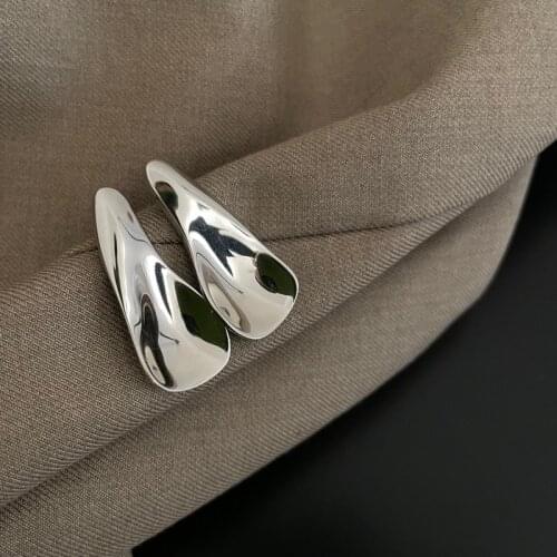 Design irregular copper earrings earrings for women 2021 geometric irregular earrings